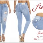 Jean Fiara – Ref. 94563 | Skinny Destroyed Azul Hielo